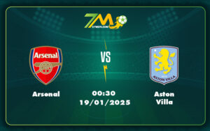 arsenal aston villa 19 01 ngoai hang anh - Soi kèo Arsenal vs Aston Villa Pháo thủ tiếp tục nhắm đến chiến thắng