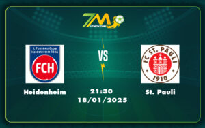 heidenheim st pauli 18 01 bundesliga - Heidenheim vs St Pauli Cuộc chiến bản lề nơi đáy bảng xếp hạng