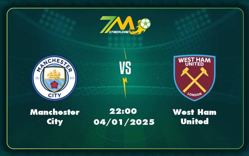 manchester city west ham united 04 01 ngoai hang anh - Nhận định soi kèo Manchester City vs West Ham United 22h00 ngày 04/01 Cơ hội bứt phá của The Citizens