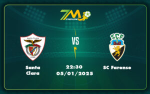 santa clara sc farense 05 01 vdqg bo dao nha - Soi kèo Santa Clara vs SC Farense Cuộc đụng độ kịch tính tại VĐQG Bồ Đào Nha