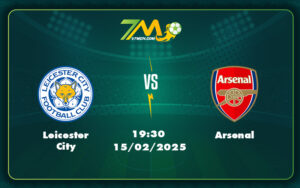 leicester city arsenal 15 02 ngoai hang anh - Nhận định soi kèo trận Leicester City vs Arsenal Đại pháo vượt trội cướp điểm tại King Power