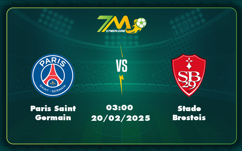 paris saint germain stade brestois 20 02 c1 - Soi kèo Paris Saint Germain vs Stade Brestois Lợi thế vượt trội của PSG